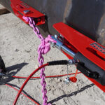 Pole Jack System Closeup with Valve Manifold Frame